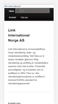 Mobile Screenshot of linkinternational.no